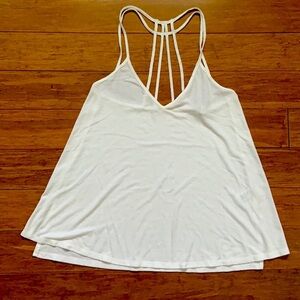 ☀️ 3/$36 or 2/$30 NEW EXPRESS Light Weight Strappy Tank White